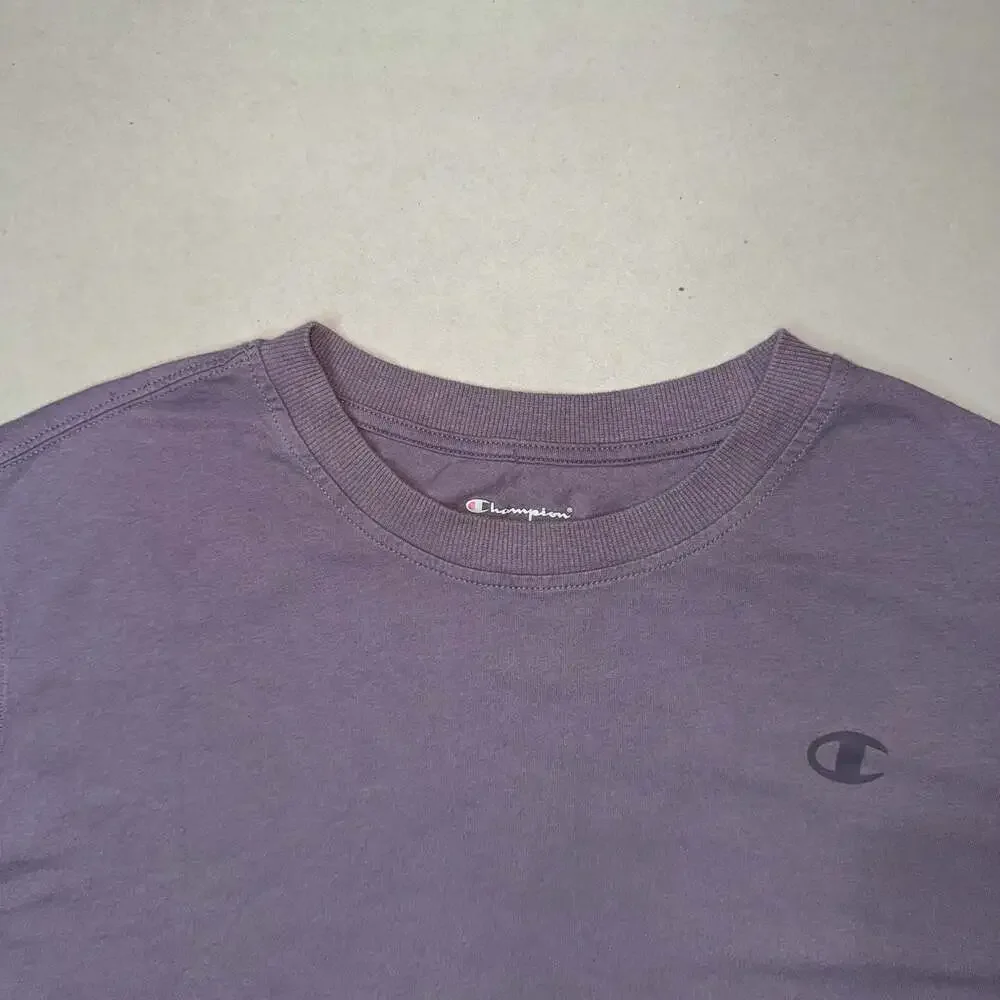 Champion Classic Jersey Embroidered Logo T-Shirt Purple Men’s XL - Picture 4 of 16